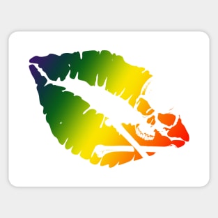 rainbow kiss Sticker